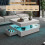 White LED Coffee Table with 2 Storage Drawers 3