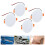 LED Deckenleuchte Set 4x 12V 3W IP44 Weiß 5
