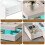White LED Coffee Table with 2 Storage Drawers 5
