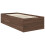 VidaXL vidaXL Bed Frame with Headboard Brown Oak 75 x 190 cm Engineered Wood 5