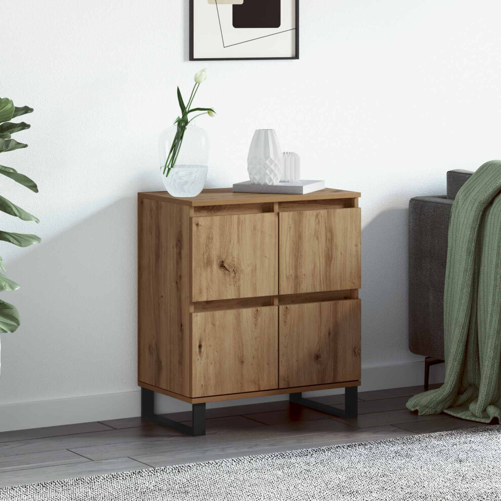Vidaxl Sideboard Artisan Oak 60 X 35 X 70 Cm