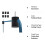 6 Pack Aluminum Chandelier Hook for Ceiling Hanging, Ceiling Hooks for Hanging Lights Black 2