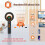 Pet Micro-Chip Reader,3-In-1(2.4GHz Wireless++USB) Animal Universal Microchip-Tag Reader Scanner ,Q40 5