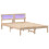 VidaXL vidaXL Bed Frame with Headboard Brown 120 x 200 cm Solid Pine Wood 2