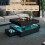 Black LED Coffee Table with 2 Storage Drawers 4