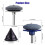 Lawn Mower Blade Sharpener, Lawnmower Blade Sharpener for Drill with Blade Balancer, Mower Blade Sharpener for Any 7