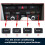 4Pcs/Set Car Air Conditioning Control Computer Panel Button  Cover for  A6 C6 S6 Avant 2005-2011 4F1820043 7
