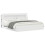 VidaXL vidaXL Headboard Cabinet with Storage High Gloss White Engineered Wood 3