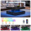 Black Marble LED Coffee Table with 2 Drawers 4