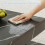 Black Marble LED Coffee Table with 2 Drawers 5