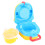 Gelbe Baby Klappbare Reise Toilette 13