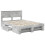 VidaXL vidaXL Bed Frame Concrete Grey 150 x 200 cm Engineered Wood 5
