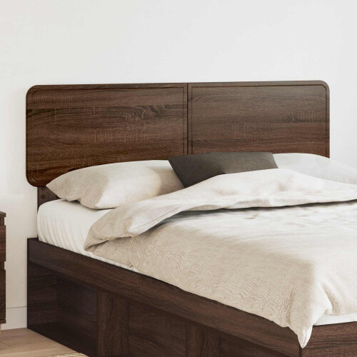 VidaXL vidaXL Headboard Brown Oak Engineered wood