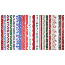 20 Patronen Jelly Roll Fabric, Voorgesneden Jelly Roll Fabric Strips voor Quilten, Fabric Jelly Rolls met Verschillende Patronen
