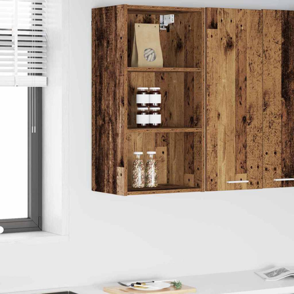 Vidaxl Hanging Cabinet Old Wood 40 X 29.5 X 80 Cm Engineered Wood 8721359453294