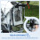 Dog Stroller Rain Cover with Rear Entry 5