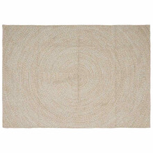 vidaXL Area Rugs Natural and White 160 x 230 cm Jute