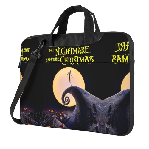 Τσάντα Laptop Nightmare Before Christmas, τσάντα ώμου Messenger για φορητό υπολογιστή ή tablet, κομψό,