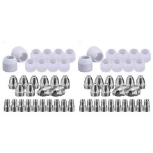Kit de 60 consommables de découpe plasma P80 : buse plasma, électrode, torche de découpe plasma P-80 (1,5 mm).