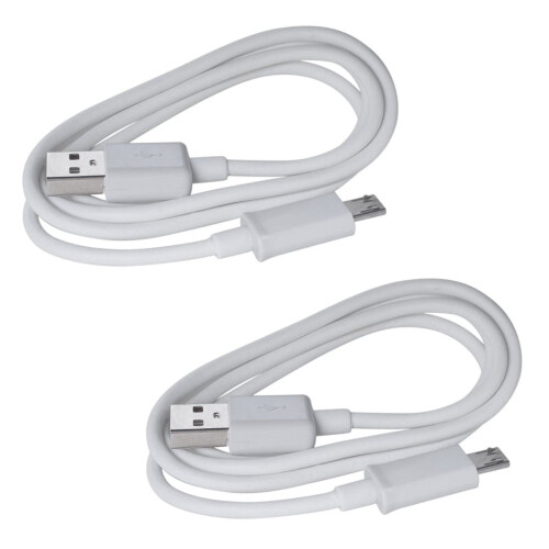 2 cables USB de repuesto para Touch, Fire, Keyboard, DX Blanco