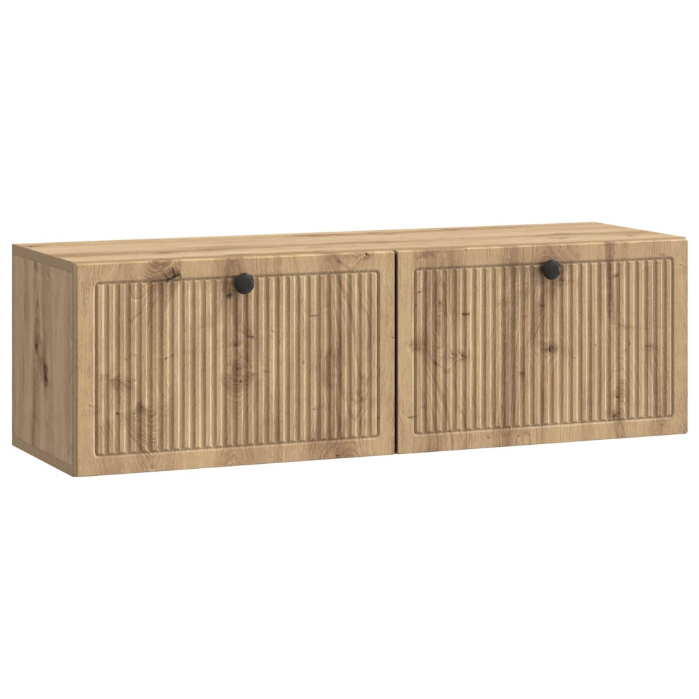 Vidaxl Wall-Mounted Tv Cabinet Artisan Oak 98 X 31 X 30 Cm