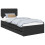 VidaXL vidaXL Bed Frame with Drawer Black 75 x 190 cm Engineered Wood 2