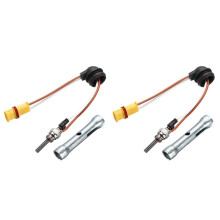 2X Chauffage 12V-24V Diesels avec Clé pour Eberspacher Glowpin Glow Pin Plug 1000-8000KVA pour Airtronic D2 D4 D4S