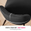 AINPECCA (Black, 2PCS) Dining Chairs Padded Seat Velvet 6