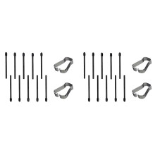 (Lot de 20) Pointes/Pointes de Marqueur pour Stylet 2 Pointes/Pointes de Rechange Souples (Noir)