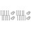 (20 Pack)  Pen Tips/Nibs for  2 Stylus Pen Replacement Nibs/Tips Soft (Black) 1