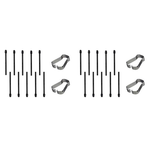 (20 Pack)  Pen Tips/Nibs for  2 Stylus Pen Replacement Nibs/Tips Soft (Black)