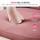 AINPECCA 4PCS Dining Chairs Rose Padded Seat Velvet Home 2