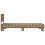 VidaXL vidaXL Bed Frame with Headboard Artisan Oak 80 x 200 cm 2