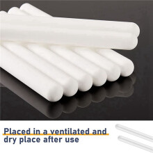 12Pc Drying Rod Stick Diatomite Moisture Absorbing Stick Clean Water Absorption Rod Diatomite Earth Desiccant