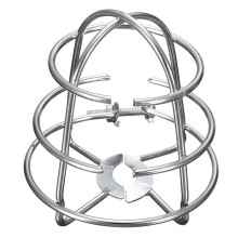 3X Garde-Tête D'Arroseur D'Incendie, Cadre de Protection de Tête D'Arroseur D'Incendie, Cage de Tête D'Arroseur Chromée Résistante Encastrée