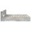 VidaXL vidaXL Bed Frame with Storage Concrete Grey 200 x 200 cm 5