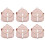 6X  Backpack Small Diagonal Bag Leather Backpack Cute Bow Backpack Ladies Wallet 1