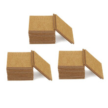 60Pcs Moebel Pads Filzplatten Selbstklebende Holzbodenschutz 7cmx7cm