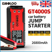 GOOLOO 4000A Car Jump Starter 12V Booster Power Bank Portable Battery Charger