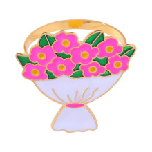 Rond de serviette Miayilima pour événements et fêtes - Magnifique rond de serviette décoratif en alliage - Décoration de table B