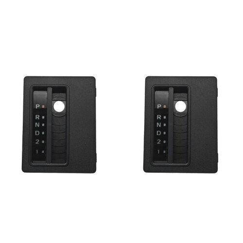 2X Car Console Gear Shift Indicator 6130553 for   TJ 1997-2006 Floor Shift Indicator Trim Cover