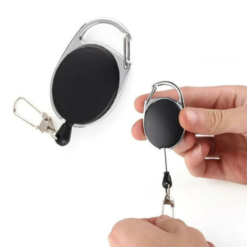 Breloc retractabil cu funcție yo-yo și șnur, 72 cm, pachet de 2