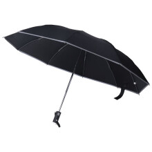 Automatic Reverse Umbrella Inverted Reflective Folding LED Light Safe Night Windproof Frame for Men Women Umbrellas