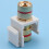 Speaker Post Snap-in Banana  Jack - White, 10Pcs 8