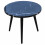 Black Marble Coffee Table Round Bistro Style 1