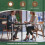 Black Marble Coffee Table Round Bistro Style 6
