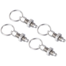 Ensemble de 4 ventouses pour WC, accessoires de voiture, ventouse avec ressort, anneau de traction et indexation, acier inoxydable 304