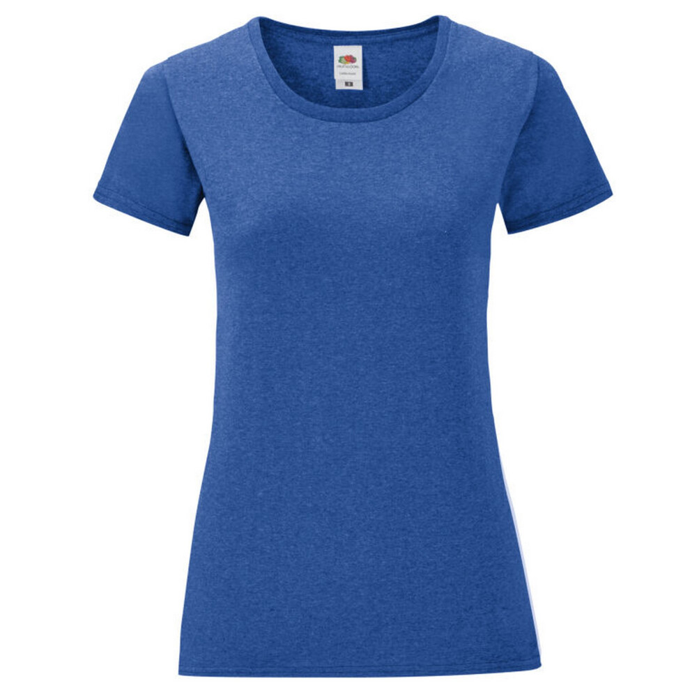 Fruit Of The Loom (Xs, Heather Royal) Womens/Ladies Iconic 150 T-Shirt