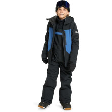 (16 Yrs, True Black) Quiksilver Kids Mash Up Waterproof Insulated Salopettes