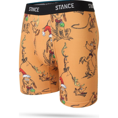 (M, Multi) Stance Mens Grinch Max Christmas Boxer Shorts